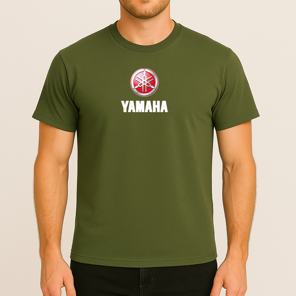 Men’s yamaha logo Cotton T-Shirt